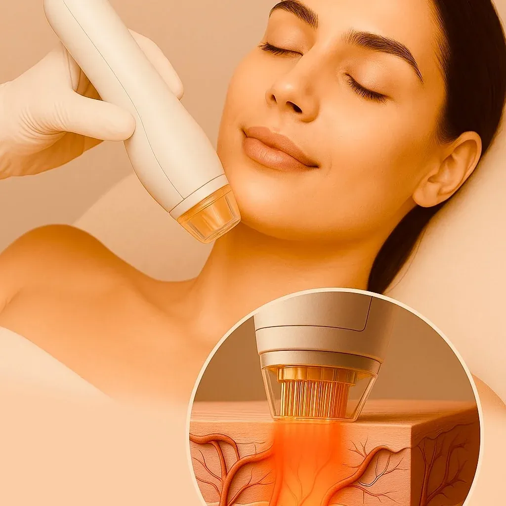 Radiofrequenz Microneedling Behandlung im spa.Five Frankfurt